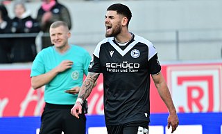 Arminias Innenverteidiger Gerrit Gohlke spielte zum ersten Mal seit mehreren Monaten wieder von Beginn an. - IMAGO/Zink Arminias Innenverteidiger Gerrit Gohlke spielte zum ersten Mal seit mehreren Monaten wieder von Beginn an. - IMAGO/Zink