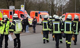 Einen größeren Rettungseinsatz erlebten die Schüler am Freitag auf dem Campus Rosenhöhe. - Symbolfoto: Charlotte Mahncke Einen größeren Rettungseinsatz erlebten die Schüler am Freitag auf dem Campus Rosenhöhe. - Symbolfoto: Charlotte Mahncke