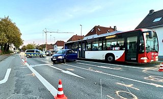 Bei dem Unfall auf der B61 am Donnerstagmorgen wurde eine Person leicht verletzt. - Thorsten Heß Bei dem Unfall auf der B61 am Donnerstagmorgen wurde eine Person leicht verletzt. - Thorsten Heß