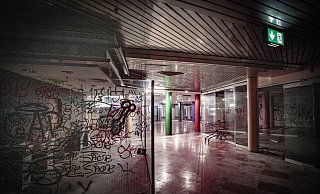 Vor allem in den hinteren Bereichen der Tunnelpassage haben die Schmierereien zugenommen. - Mike-Dennis Mller / www.mdm.photo Vor allem in den hinteren Bereichen der Tunnelpassage haben die Schmierereien zugenommen. - Mike-Dennis Mller / www.mdm.photo
