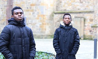 Anfang Dezember traf die NW Abeiku Appiah (l.) und Delali Norgbey das letzte Mal in Herford. - David Knapp Anfang Dezember traf die NW Abeiku Appiah (l.) und Delali Norgbey das letzte Mal in Herford. - David Knapp