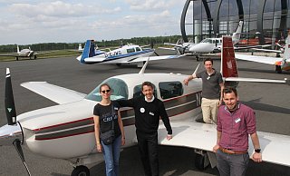 V.l. Pressesprecherin Tina Hauk, Vorsitzender David Kromka, die Organisatoren des Treffens, Felix Bieber aus Dortmund und Andre Niggenaber aus Lippstadt. - Johannes Büttner V.l. Pressesprecherin Tina Hauk, Vorsitzender David Kromka, die Organisatoren des Treffens, Felix Bieber aus Dortmund und Andre Niggenaber aus Lippstadt. - Johannes Büttner