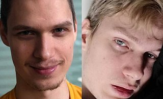 Zwei Gesichter, eine Krankheit: An den wenigen guten Tagen kann Philipp Winterfeld lächeln, an den schlechten Tagen ist er einfach nur total erschöpft. - Privat Zwei Gesichter, eine Krankheit: An den wenigen guten Tagen kann Philipp Winterfeld lächeln, an den schlechten Tagen ist er einfach nur total erschöpft. - Privat