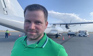Stefan Auwetter, hier beim Erstflug von Paderborn nach Sylt im März 2021, ist Gründer und CEO von Green Airlines. - Jens Reddeker Stefan Auwetter, hier beim Erstflug von Paderborn nach Sylt im März 2021, ist Gründer und CEO von Green Airlines. - Jens Reddeker