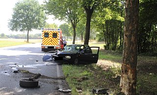 Der Volkswagen drehte sich um seine eigene Achse. - Polizei Minden-Lübbecke Der Volkswagen drehte sich um seine eigene Achse. - Polizei Minden-Lübbecke