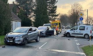 An der Wertherstraße Ecke Schäferweg hat es gekracht. - Andreas Sundermeier An der Wertherstraße Ecke Schäferweg hat es gekracht. - Andreas Sundermeier