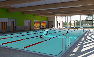 Im Sielbad wurde für die BSG ein Gymnastikraum eingeplant. Darauf habe der Verein schon früh Einfluß genommen. - Architekten Geising + Böker Im Sielbad wurde für die BSG ein Gymnastikraum eingeplant. Darauf habe der Verein schon früh Einfluß genommen. - Architekten Geising + Böker