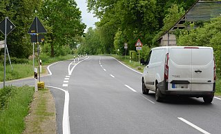 An der Einmündung in den Schluchtenweg endet der neu angelegte Radweg entlang der Hansastraße. - Sven Hauhart An der Einmündung in den Schluchtenweg endet der neu angelegte Radweg entlang der Hansastraße. - Sven Hauhart