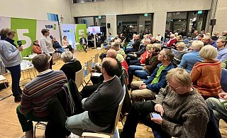 Die Nationalpark-Diskussionsrunde zog rund 100 Zuhörerinnen und Zuhörer ins Forum St. Liborius in Paderborn. - Jens Reddeker Die Nationalpark-Diskussionsrunde zog rund 100 Zuhörerinnen und Zuhörer ins Forum St. Liborius in Paderborn. - Jens Reddeker