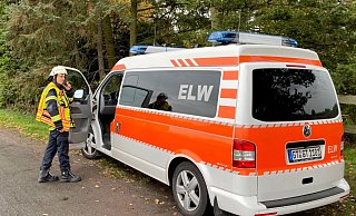 Stephan Reckhaus, der designierte Kreisbrandmeister, im Einsatz. - Feuerwehr/Christian Bröder Stephan Reckhaus, der designierte Kreisbrandmeister, im Einsatz. - Feuerwehr/Christian Bröder