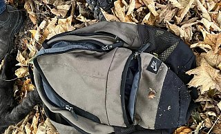 Trauriger Fund in einem Rucksack in Schildesche. - Christina Schmidt Trauriger Fund in einem Rucksack in Schildesche. - Christina Schmidt