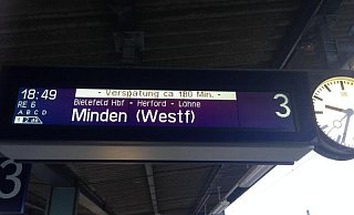 Die Bahn ist auch in Ostwestfalen-Lippe noch immer häufig verspätet. - dpa Die Bahn ist auch in Ostwestfalen-Lippe noch immer häufig verspätet. - dpa