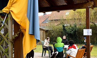 Fast 3.500 Geflüchtete aus der Ukraine sind mittlerweile in Bielefeld angekommen. - epd-bild / Nancy Heusel Fast 3.500 Geflüchtete aus der Ukraine sind mittlerweile in Bielefeld angekommen. - epd-bild / Nancy Heusel