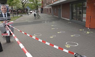 In Duisburg kam es vor gut zwei Wochen zu einer Schießerei auf offener Straße. - picture alliance/dpa/TNN In Duisburg kam es vor gut zwei Wochen zu einer Schießerei auf offener Straße. - picture alliance/dpa/TNN