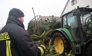 In Pödinghausen hatte die Feuerwehr Unterstützung von Familien und Freunden. - Jan-Henrik Gerdener In Pödinghausen hatte die Feuerwehr Unterstützung von Familien und Freunden. - Jan-Henrik Gerdener