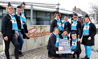 Michaela Bast (v. l.), Nicole Meyer, Diana Freytag, Birgit Reimann, Kathrin Polzin, Marlies Schuster und Simone Kube sowie Marietta Amft (vorn, v. l.), Verena Mann und Dagmar Zimmermann. - x Michaela Bast (v. l.), Nicole Meyer, Diana Freytag, Birgit Reimann, Kathrin Polzin, Marlies Schuster und Simone Kube sowie Marietta Amft (vorn, v. l.), Verena Mann und Dagmar Zimmermann. - x