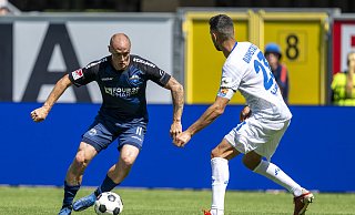 Sven Michel, Torschütze im DFB-Pokal, bekam bei Training am Dienstag eine Pause. - David Inderlied / dpa Sven Michel, Torschütze im DFB-Pokal, bekam bei Training am Dienstag eine Pause. - David Inderlied / dpa