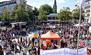 Am 15. September 2023 gingen Fridays for Future ebenfalls in Bielefeld auf die Straße. - Michaela Heinze Am 15. September 2023 gingen Fridays for Future ebenfalls in Bielefeld auf die Straße. - Michaela Heinze