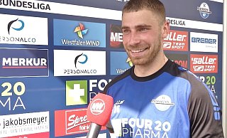 Wechselt Felix Platte zu Hansa Rostock? Seit Wochen gibt es Gerüchte um den Stürmer des SC Paderborn. - NW/Screenshot Wechselt Felix Platte zu Hansa Rostock? Seit Wochen gibt es Gerüchte um den Stürmer des SC Paderborn. - NW/Screenshot