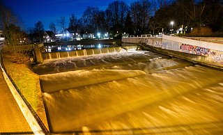 Am Bergertor wurde eie automatisierte Hochwasserwaranlage modernisiert. Doch der große Umbau steht noch an. - Ralf Bittner Am Bergertor wurde eie automatisierte Hochwasserwaranlage modernisiert. Doch der große Umbau steht noch an. - Ralf Bittner