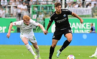 Wenn Maximilian Rohr (r.) fit ist, ist er eine wichtige Stützde im System des SC Paderborn. Nun muss der 28-Jährige aber erneut verletzungsbedigt lange passen. - IMAGO/Zink Wenn Maximilian Rohr (r.) fit ist, ist er eine wichtige Stützde im System des SC Paderborn. Nun muss der 28-Jährige aber erneut verletzungsbedigt lange passen. - IMAGO/Zink