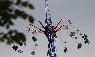 Der "Big Ben Tower" ist zum ersten Mal beim Kirschblütenfest dabei. - Jan-Henrik Gerdener Der "Big Ben Tower" ist zum ersten Mal beim Kirschblütenfest dabei. - Jan-Henrik Gerdener