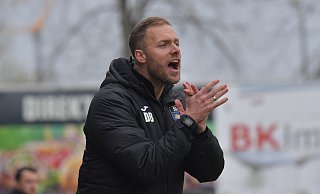 Trainer Daniel Brinkmann arbeitet mit dem SC Wiedenbrück am sportlichen Klassenerhalt. - Jens Dünhölter Trainer Daniel Brinkmann arbeitet mit dem SC Wiedenbrück am sportlichen Klassenerhalt. - Jens Dünhölter
