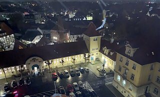 Der Rathausplatz gilt als schönster Platz der Innenstadt. Auch auf ihm soll künftig der Herforder Weihnachtsmarkt stattfinden. - Frank-Michael Kiel-Steinkamp Der Rathausplatz gilt als schönster Platz der Innenstadt. Auch auf ihm soll künftig der Herforder Weihnachtsmarkt stattfinden. - Frank-Michael Kiel-Steinkamp