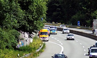 Auf der A30 in Bünde ist es zu einem kuriosen Unfall gekommen. - Symbolfoto: Niklas Krämer Auf der A30 in Bünde ist es zu einem kuriosen Unfall gekommen. - Symbolfoto: Niklas Krämer