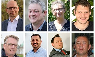Zur Landtagswahl treten im Wahlkreis 91 an: Christian Obrok (SPD,v.l.o.), Christian Bobka (CDU), Andrea Haack (Grüne), Sven Schäffer (FDP), Markus Wagner (AfD), Seymus Günay (Linke), Pierre Amling (Die Partei) und Radisa Amidzic (Die Basis). Doch kennen die Bürger sie wirklich? - Gerdener, Dunkel, Mailänder, FDP, Hanke, Eisele, Gladow, Kiel-Steinkamp Zur Landtagswahl treten im Wahlkreis 91 an: Christian Obrok (SPD,v.l.o.), Christian Bobka (CDU), Andrea Haack (Grüne), Sven Schäffer (FDP), Markus Wagner (AfD), Seymus Günay (Linke), Pierre Amling (Die Partei) und Radisa Amidzic (Die Basis). Doch kennen die Bürger sie wirklich? - Gerdener, Dunkel, Mailänder, FDP, Hanke, Eisele, Gladow, Kiel-Steinkamp