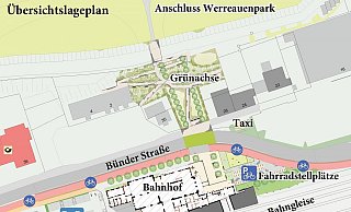 So sieht die Planung für den neuen Vorplatz und die Grünachse derzeit aus. - Jürgen Schultheiß So sieht die Planung für den neuen Vorplatz und die Grünachse derzeit aus. - Jürgen Schultheiß