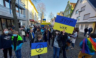 Eindeutig waren die Botschaften in Steinheim. - Alfred Gemmeke Eindeutig waren die Botschaften in Steinheim. - Alfred Gemmeke
