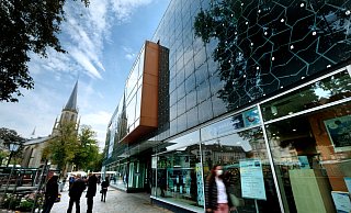 Wie geht es weiter? Die Stadt hat ihr Interesse am Erwerb der ehemaligen Karstadt-Immobilie bekundet. - Andreas Frücht Wie geht es weiter? Die Stadt hat ihr Interesse am Erwerb der ehemaligen Karstadt-Immobilie bekundet. - Andreas Frücht