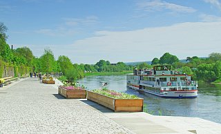 In Höxter wurde zur Landesgartenschau 2023 viel Naturstein verbaut. Deshalb stehen die Chancen auf den Deutschen Natursteinpreis gut. - Robin Jähne In Höxter wurde zur Landesgartenschau 2023 viel Naturstein verbaut. Deshalb stehen die Chancen auf den Deutschen Natursteinpreis gut. - Robin Jähne