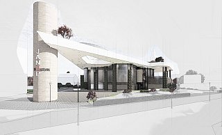 So könnte das „Janup-Kultur-Zentrum“ von der Straße Auf der Freiheit aus aussehen. Nach der von der CDU beauftragten Studie würde der Haupteingang aber hinten, Richtung Jakobi-Kirche, liegen. - Ralf Bittner So könnte das „Janup-Kultur-Zentrum“ von der Straße Auf der Freiheit aus aussehen. Nach der von der CDU beauftragten Studie würde der Haupteingang aber hinten, Richtung Jakobi-Kirche, liegen. - Ralf Bittner