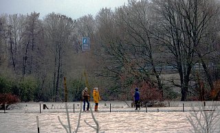 Anstatt hier im Bruch zu stehen, soll das Wasser künftig in ein mehr als 300.000 Quadratmeter großes Flutbecken laufen. - Katharina Eisele Anstatt hier im Bruch zu stehen, soll das Wasser künftig in ein mehr als 300.000 Quadratmeter großes Flutbecken laufen. - Katharina Eisele