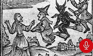 Hexen standen im Verdacht, mit dem Teufel in Kontakt zu stehen - wie auch in diesem historischen Holzschnitt zu erkennen ist. - Alexandra Golfinger Hexen standen im Verdacht, mit dem Teufel in Kontakt zu stehen - wie auch in diesem historischen Holzschnitt zu erkennen ist. - Alexandra Golfinger