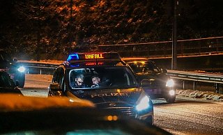 Die Polizei sicherte die Unfallstelle (Archivfoto). - Paul Brinkmann Die Polizei sicherte die Unfallstelle (Archivfoto). - Paul Brinkmann