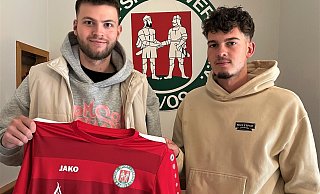 Neuzugänge beim Bünder SV: Tobias Nass (l.) und Julien Enns - Florian Finke Neuzugänge beim Bünder SV: Tobias Nass (l.) und Julien Enns - Florian Finke