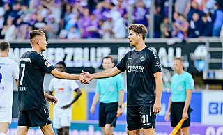 Filip Bilbija (l.) ist in Düsseldorf ein Startelfkandidat. Der Einsatz von Maximilian Rohr ist eher unwahrscheinlich. - Besim Mazhiqi Filip Bilbija (l.) ist in Düsseldorf ein Startelfkandidat. Der Einsatz von Maximilian Rohr ist eher unwahrscheinlich. - Besim Mazhiqi