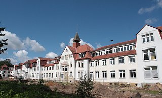 Der Umbau der 1901 erbauten Auguste-Viktoria-Klinik in Bad Lippspringe schreitet voran. - Uwe Müller Der Umbau der 1901 erbauten Auguste-Viktoria-Klinik in Bad Lippspringe schreitet voran. - Uwe Müller