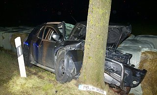Das zerstörte Auto, ein Dacia Duster, kurz nach dem Unfall. - Ralph Meyer Das zerstörte Auto, ein Dacia Duster, kurz nach dem Unfall. - Ralph Meyer