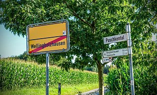 Der Fundort der Leiche in Melle. - Paul Brinkmann Der Fundort der Leiche in Melle. - Paul Brinkmann