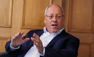 Oberbürgermeister Pit Clausen spricht über die Arbeit der Koalition. - Oliver Krato Oberbürgermeister Pit Clausen spricht über die Arbeit der Koalition. - Oliver Krato