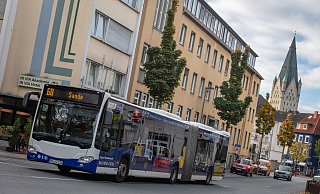 Mit dem Projekt Zukunftsnetz plant der Padersprinter eine Taktverdichtung für in Paderborn. Die Busse im Stadtgebiet sollen künftig häufiger fahren. - Niklas Tüns Mit dem Projekt Zukunftsnetz plant der Padersprinter eine Taktverdichtung für in Paderborn. Die Busse im Stadtgebiet sollen künftig häufiger fahren. - Niklas Tüns