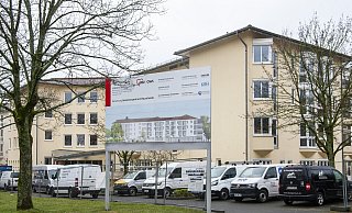 Die Kernsanierung des AWO Seniorenzentrums in Baumheide könnte Ende des Jahres abgeschlossen sein. - Joerg Dieckmann Die Kernsanierung des AWO Seniorenzentrums in Baumheide könnte Ende des Jahres abgeschlossen sein. - Joerg Dieckmann