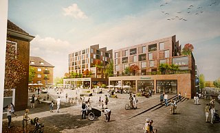 Das Rochdale-Quartier wird ein gemischtes und urbanes Wohnquartier, vorrangig in Geschosswohnungsbauten und wenigen Reihenhäusern, so die Pläne der Stadt. - Peter Unger Das Rochdale-Quartier wird ein gemischtes und urbanes Wohnquartier, vorrangig in Geschosswohnungsbauten und wenigen Reihenhäusern, so die Pläne der Stadt. - Peter Unger