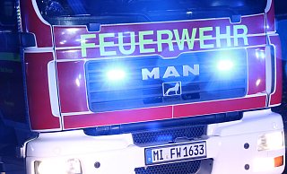Feuerwehreinsatz in direkter Nähe zum Mindener Krankenhaus. - MT-Archiv Feuerwehreinsatz in direkter Nähe zum Mindener Krankenhaus. - MT-Archiv