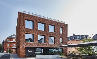 Schließt noch im Dezember: Das Lui Café im Erdgeschoss des "Lui House" im Herforder Marta-Viertel. - Claus Frickemeier Schließt noch im Dezember: Das Lui Café im Erdgeschoss des "Lui House" im Herforder Marta-Viertel. - Claus Frickemeier