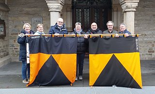 Über die Fusion der Kolpingsfamilien freuen sich (v.l.) Diana Kettelgerdes, Hiltrud Gowik, Peter Meermeyer und Claudia Masuth vom Delbrücker Vorstandsteam sowie Masoud Raeisi, Franz-Josef Volkmer und Johannes Hellinge aus Boke. - Kolpingsfamilie Delbrück Über die Fusion der Kolpingsfamilien freuen sich (v.l.) Diana Kettelgerdes, Hiltrud Gowik, Peter Meermeyer und Claudia Masuth vom Delbrücker Vorstandsteam sowie Masoud Raeisi, Franz-Josef Volkmer und Johannes Hellinge aus Boke. - Kolpingsfamilie Delbrück